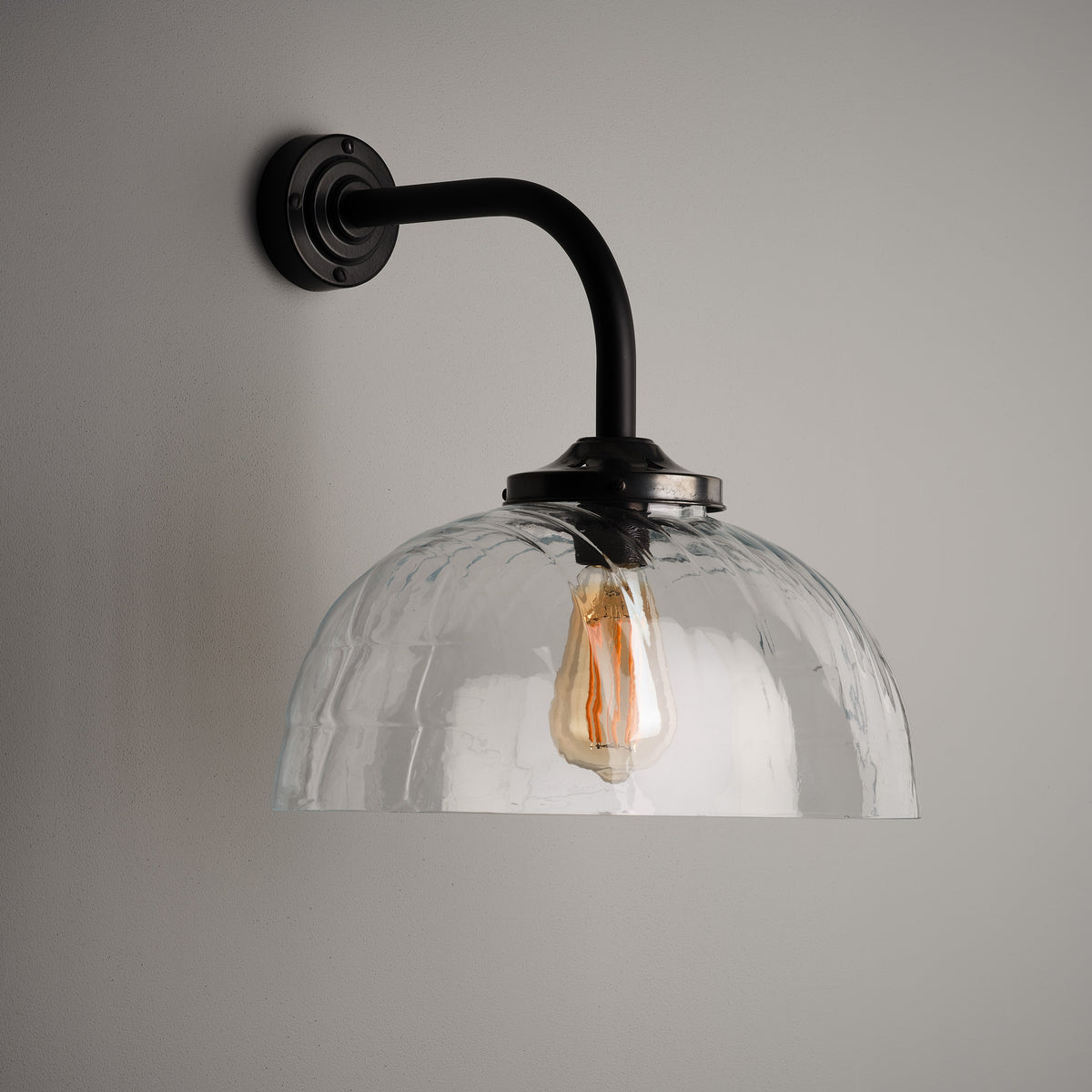 Jellymould Wall Light - Clear Glass