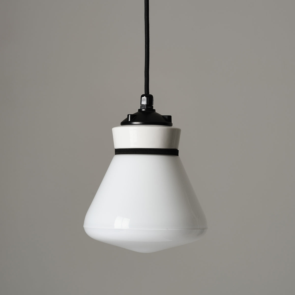 White Cone Pendant Light