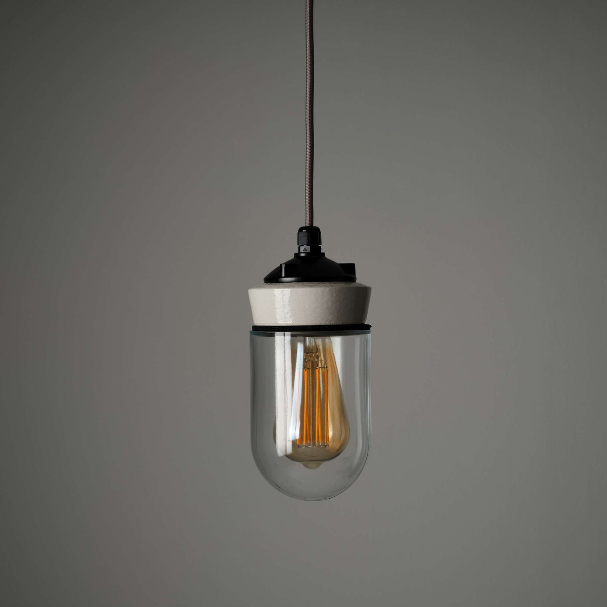 Test Tube Pendant Light - Clear Glass