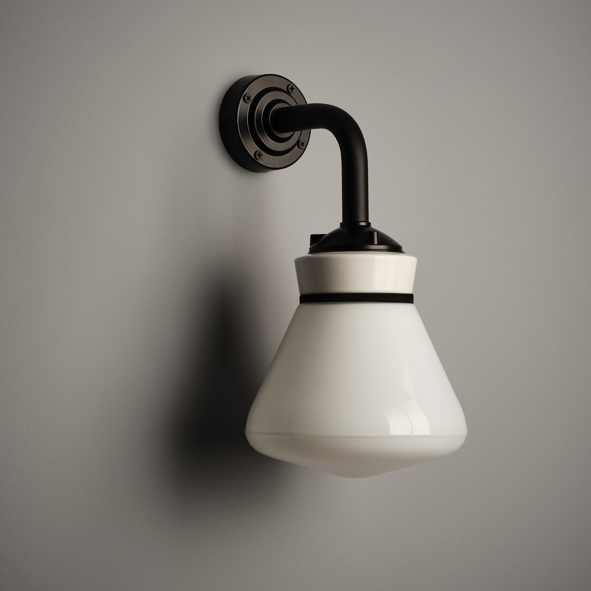 White Cone Wall Light