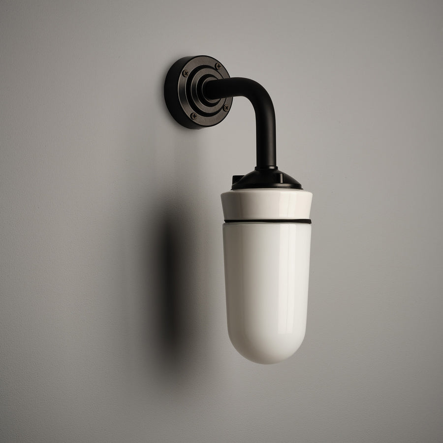 Test Tube Wall Light - White Glass