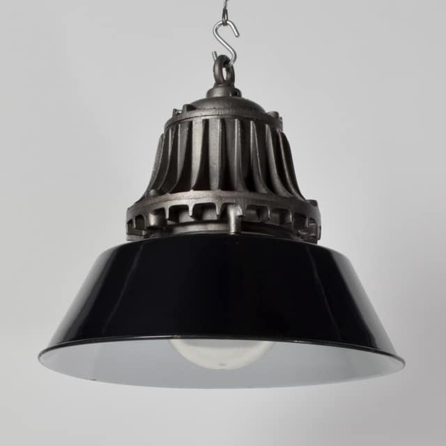 Black Revo pendants with glass domes