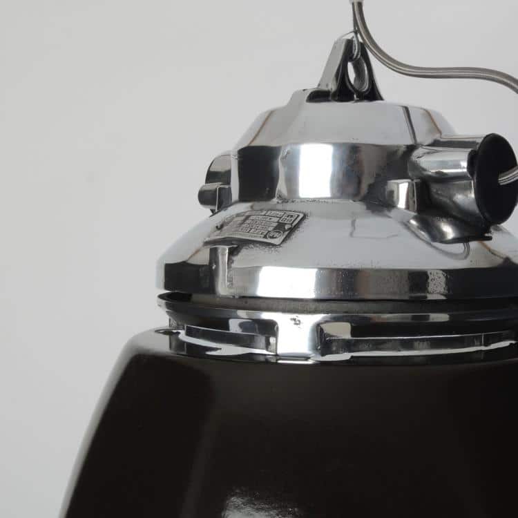 Czech Arms Factory Pendant Light - Original Condition