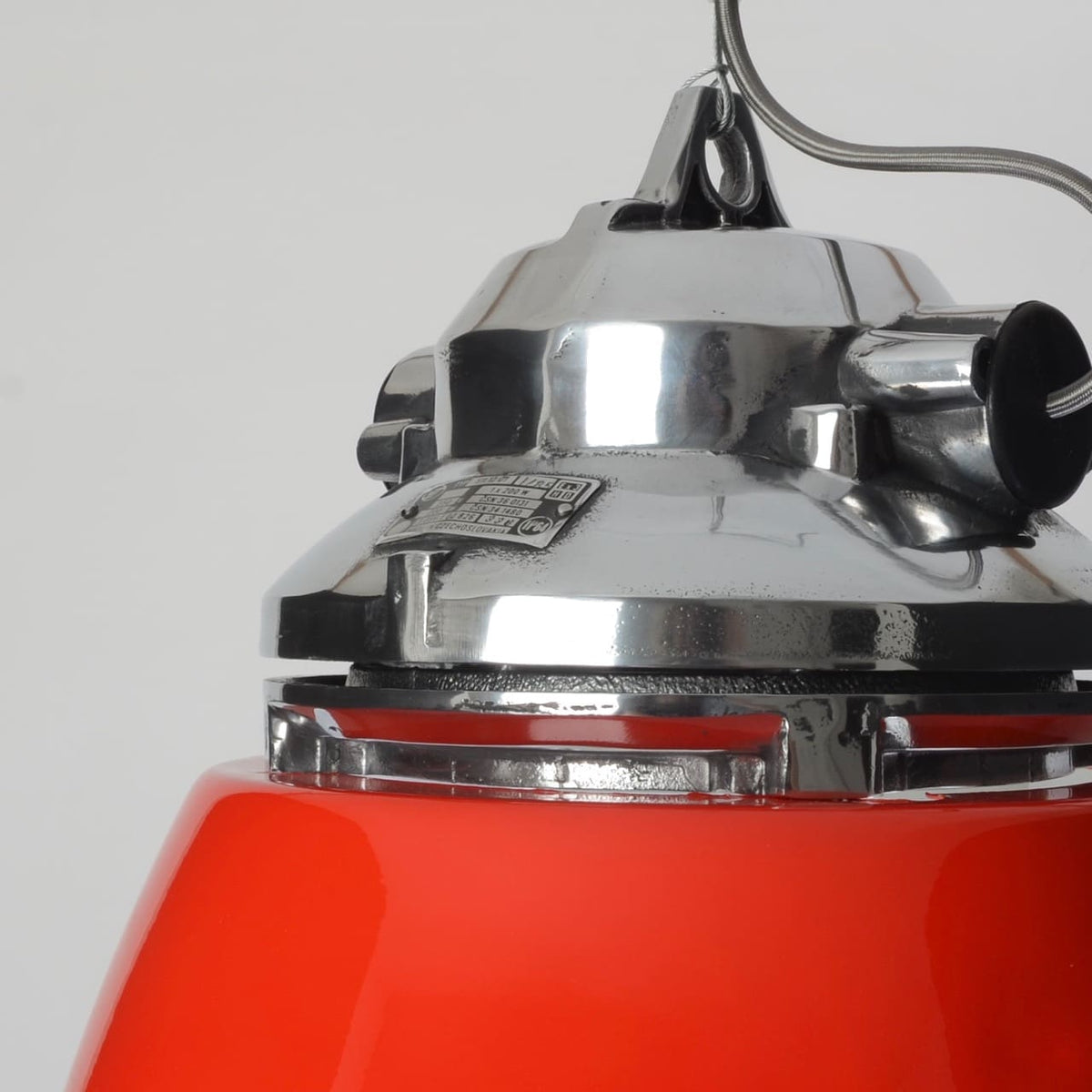 Czech Arms Factory Pendant Light -Red-