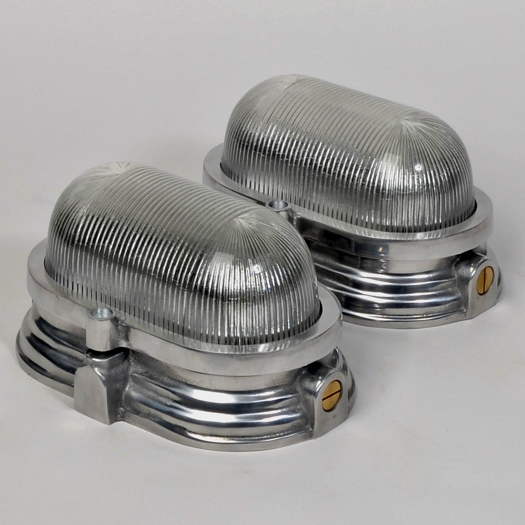 The Classic Prismatic Bulkhead Light -Polished-