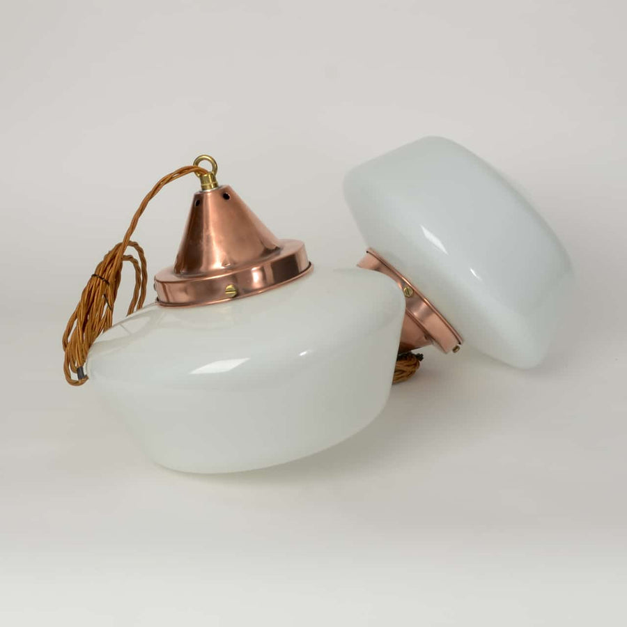 1920's Opaline Hall Light