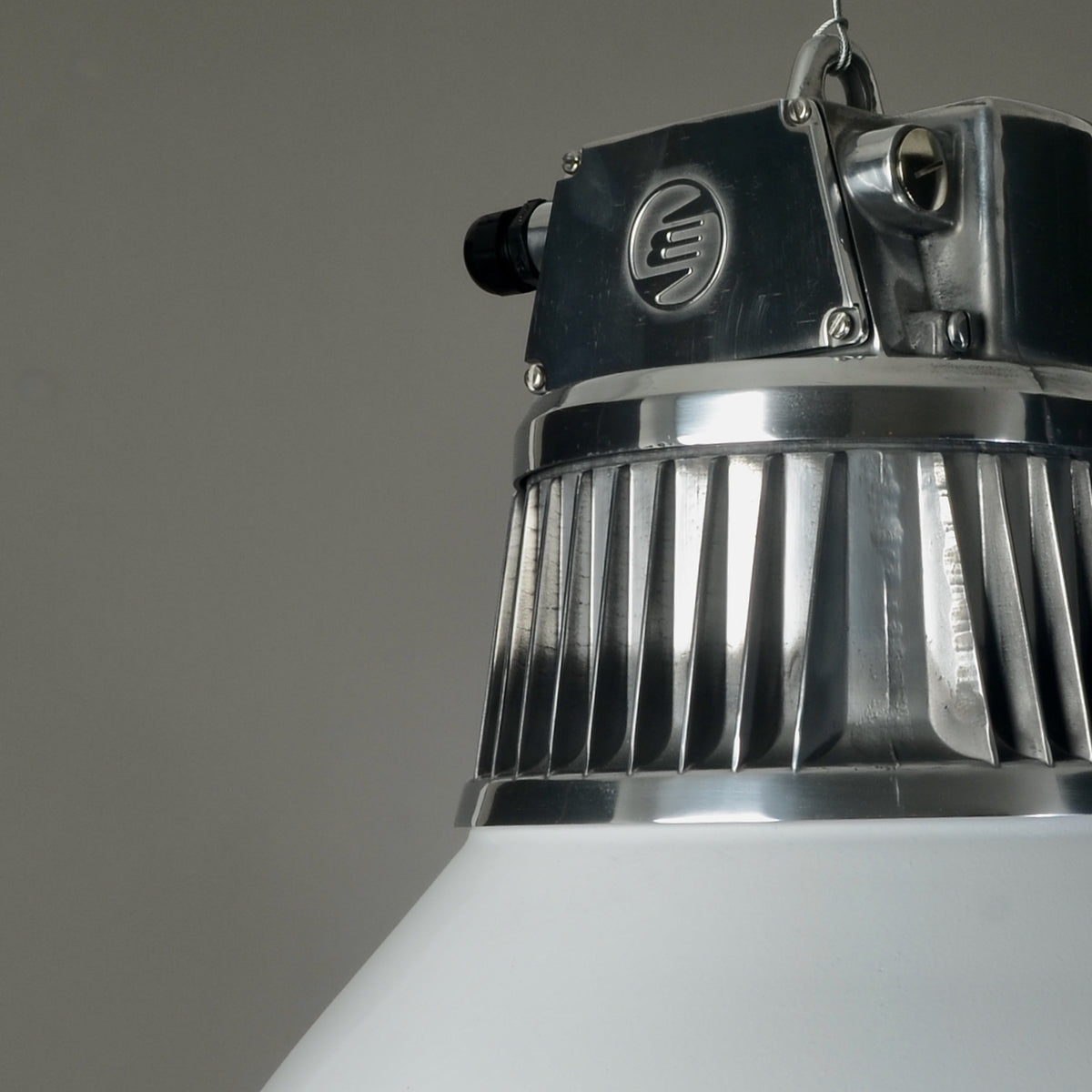 Vintage Elektrosvit Pendant Light - White