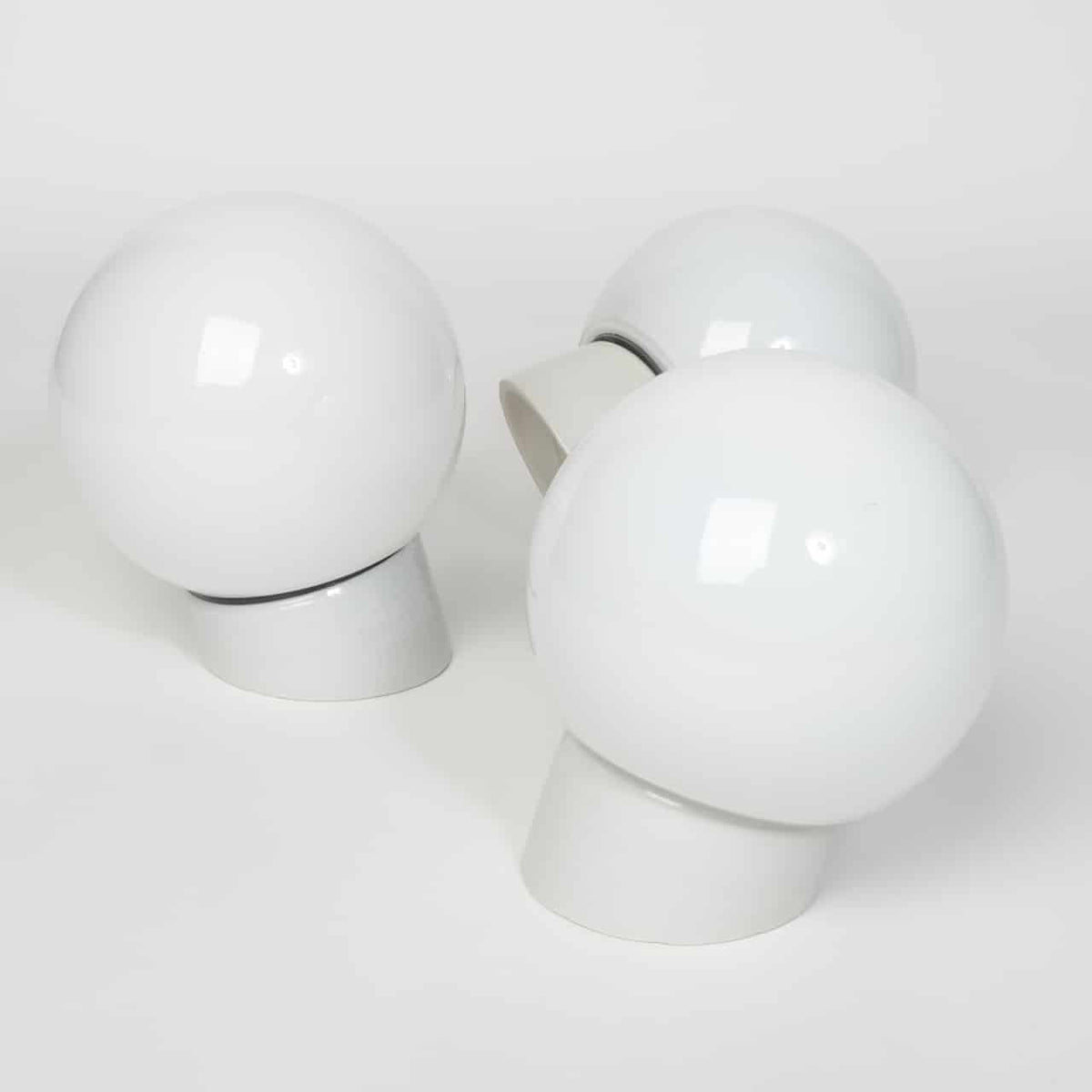 Angled white Globe - Small