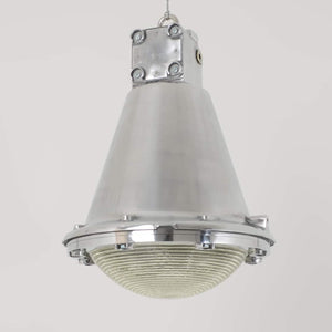 Vintage Conical Holophane MOD Pendant -REDUCED-
