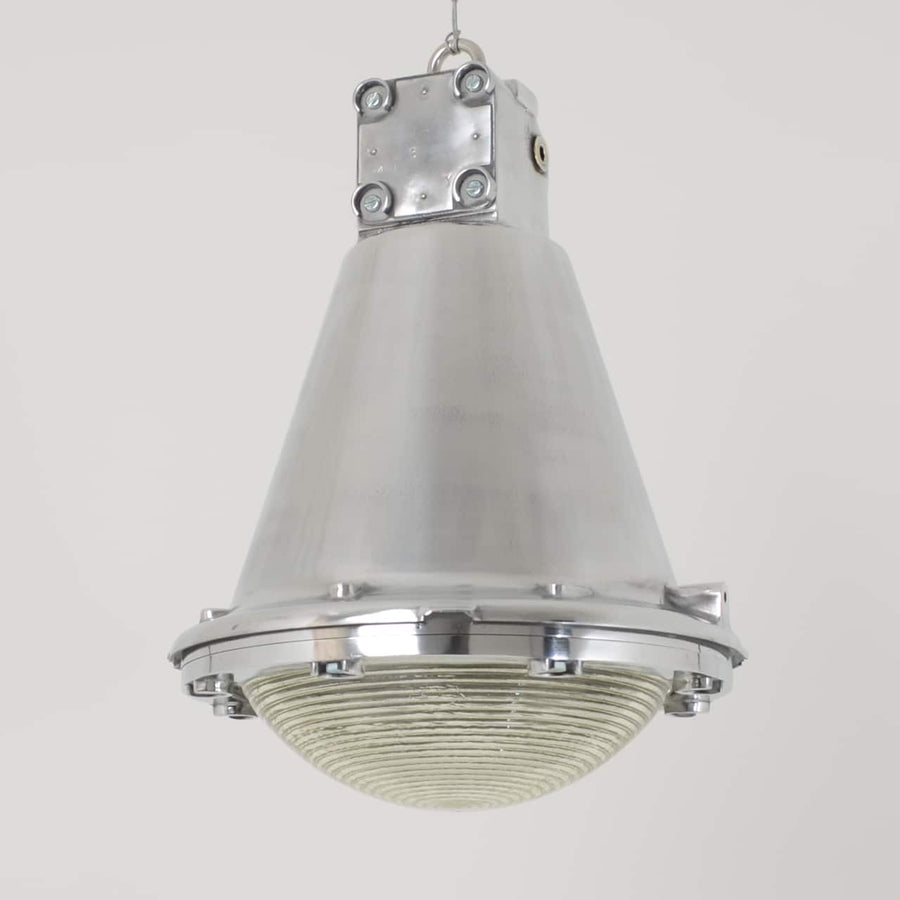 Vintage Conical Holophane MOD Pendant -REDUCED-