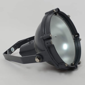 Heavy GEC spotlights on brackets - Cast Iron