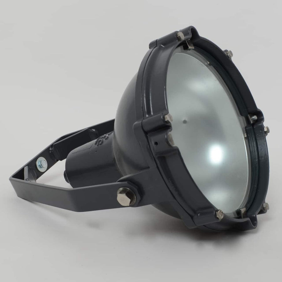 Heavy GEC spotlights on brackets - Cast Iron