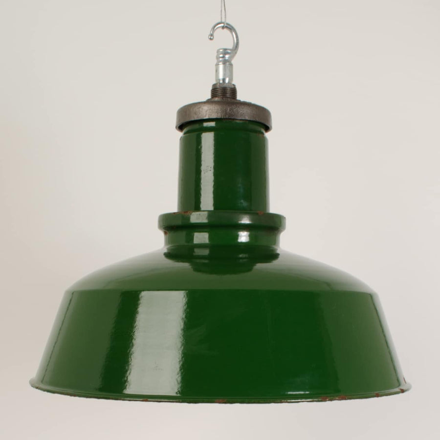 Green enamelled Maxlume downlighters
