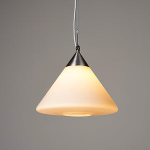 1960’s Glass Conical Pendant Light - Smaller