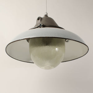 Prismatic pendants with grey shades -Large-
