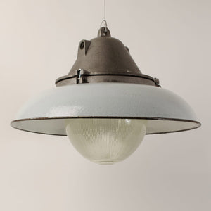 Prismatic pendants with grey shades -Large-