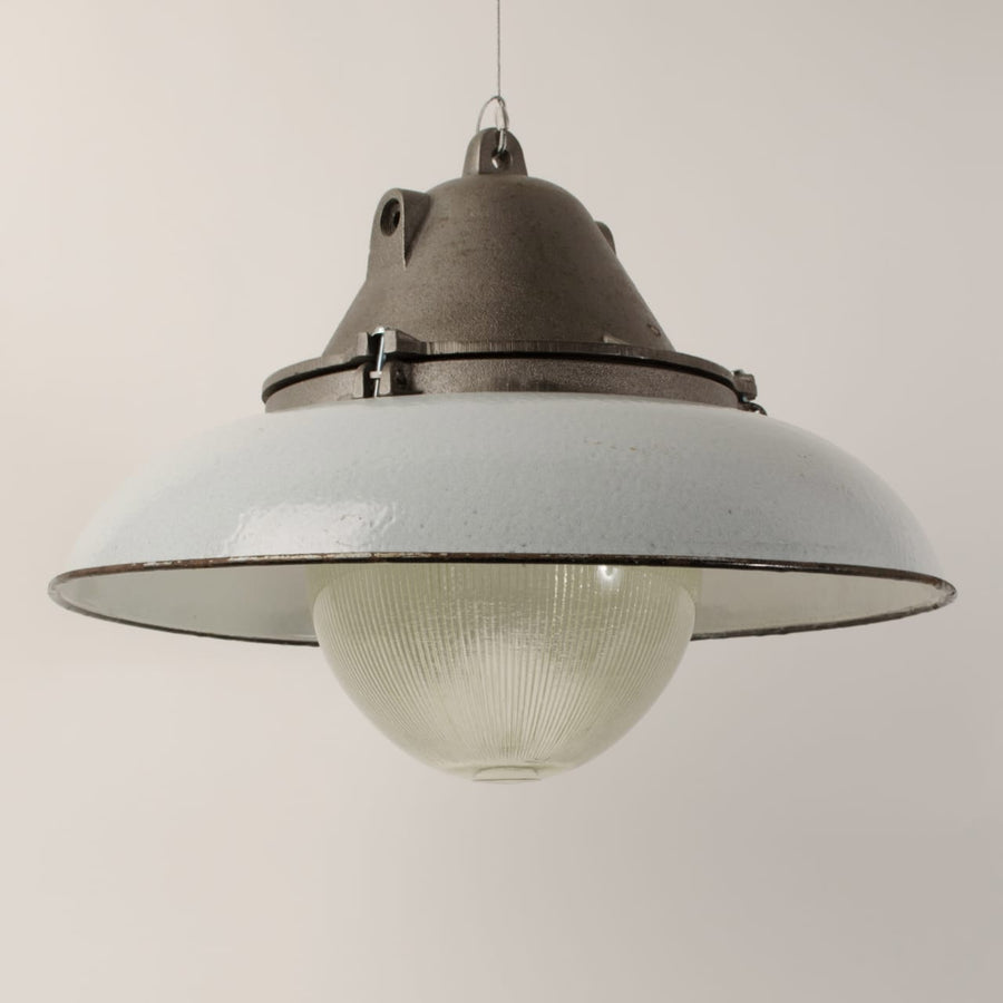 Prismatic pendants with grey shades -Large-