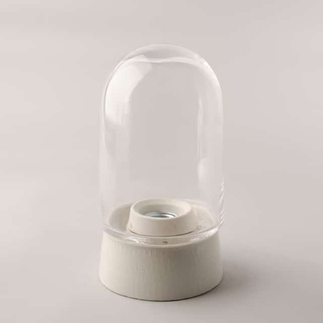Straight glass and porcelain lights SM