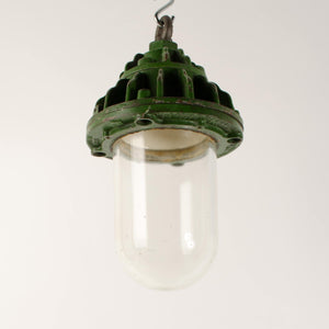 Green industrial pendant