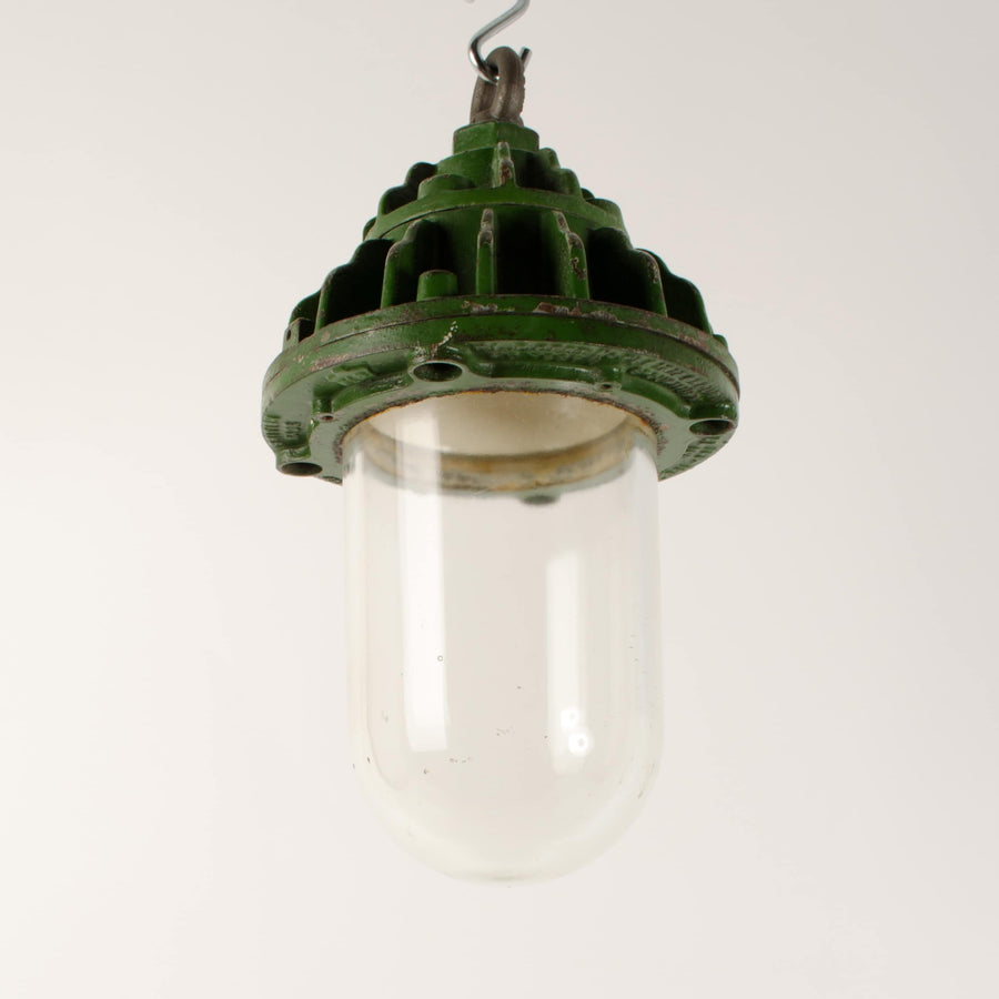 Green industrial pendant