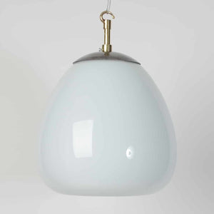 Opaline tulip lights - Brass Monk Cap