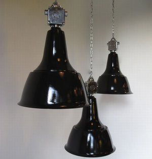 Set of 3 stylish Czech pendants