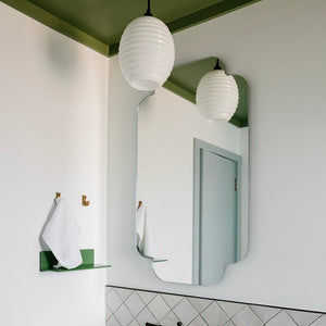 Opaline Glass Beehive Pendant Light