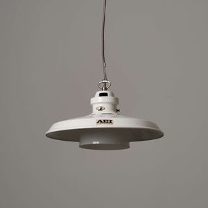 Industrial AEI Pendants With Opaline Glass