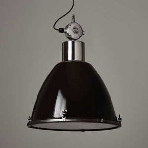 Czech Sawmill Pendant Light MK I - Original Vintage Enamel