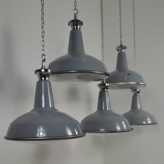 Benjamin downlighters with glass