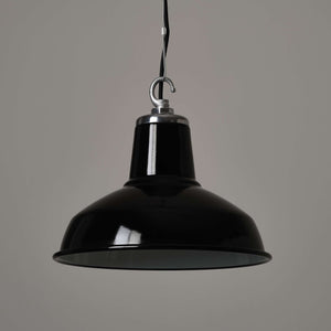 Classic Factory Pendant Light - Black