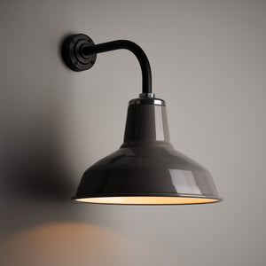 Classic Factory Wall Light - Grey Originals