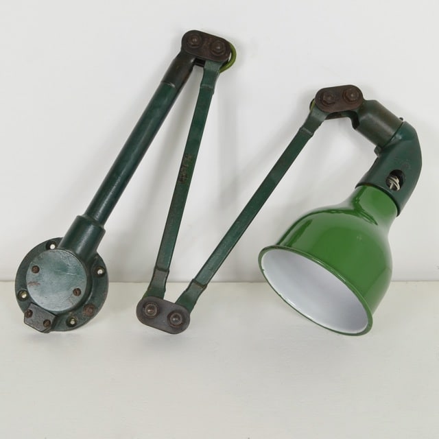 3-arm Mekelec workshop wall light