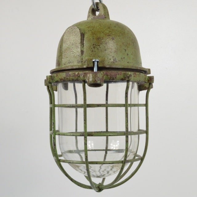 Cast-iron East German pendants