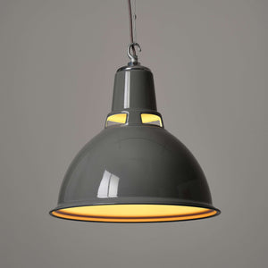 Dunlop Pendant Light - Grey Enamel