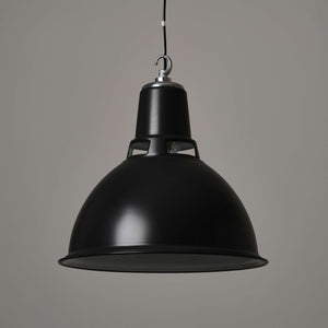Dunlop Pendant Light - Matt Black Enamel