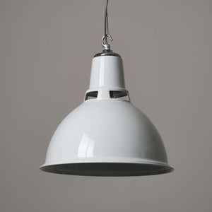 Dunlop Pendant Light - White Enamel