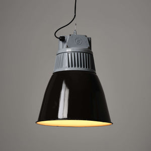 Flared Czech Pendant Light - Original Condition
