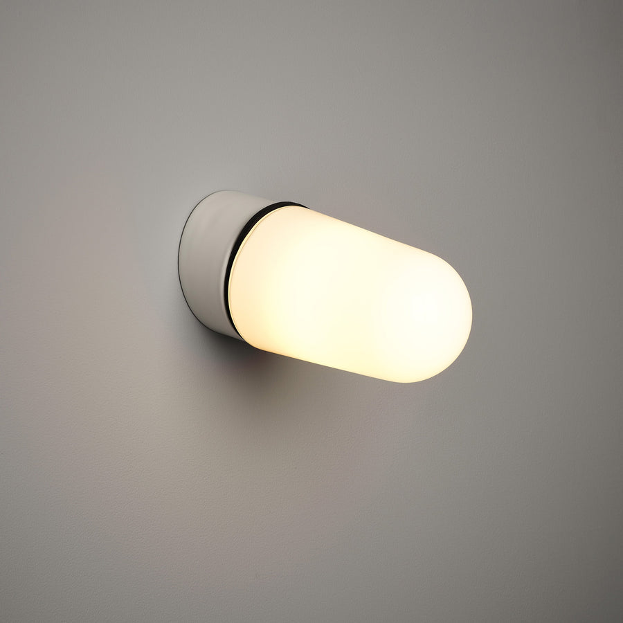 Test Tube Flush Mount Light - White Glass