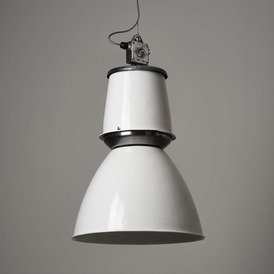 Giant Czech Pendant Light - White