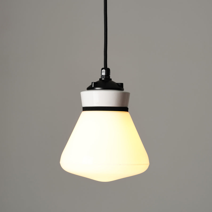 White Cone Pendant Light