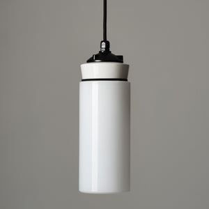 White Flask Pendant Light