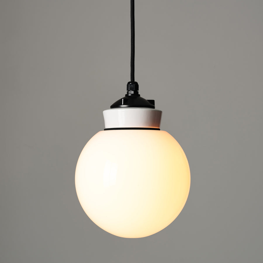 White Globe Pendant Light - 20cm