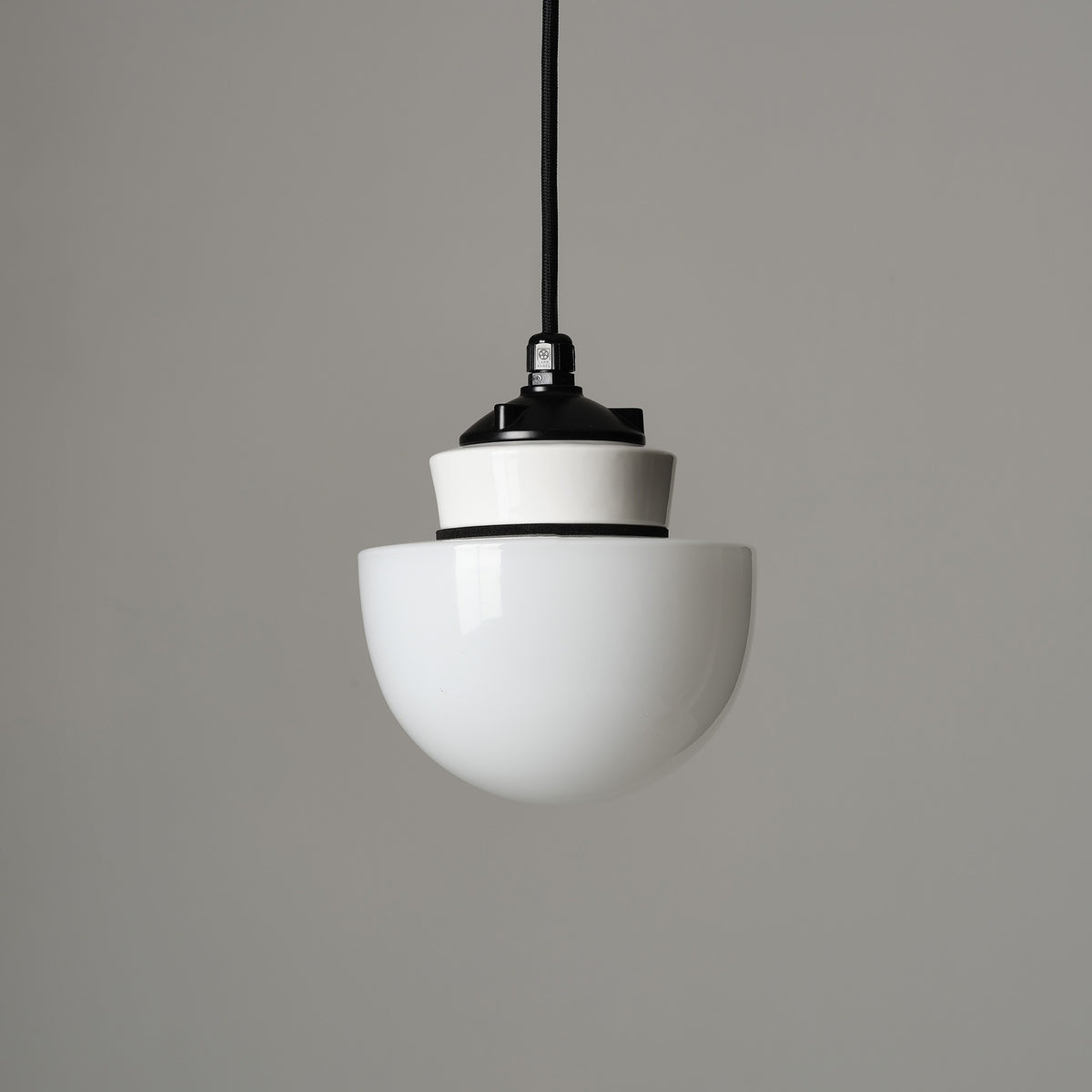 White Mushroom Pendant Light