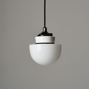 White Mushroom Pendant Light