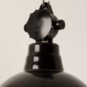 Smaller black Communist downlighters