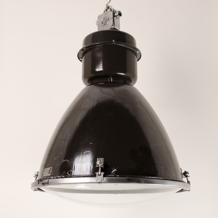Large Czech lights with convex glass
