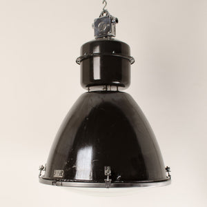Large Czech lights with convex glass