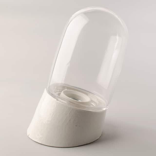 Angled glass and porcelain lights MED