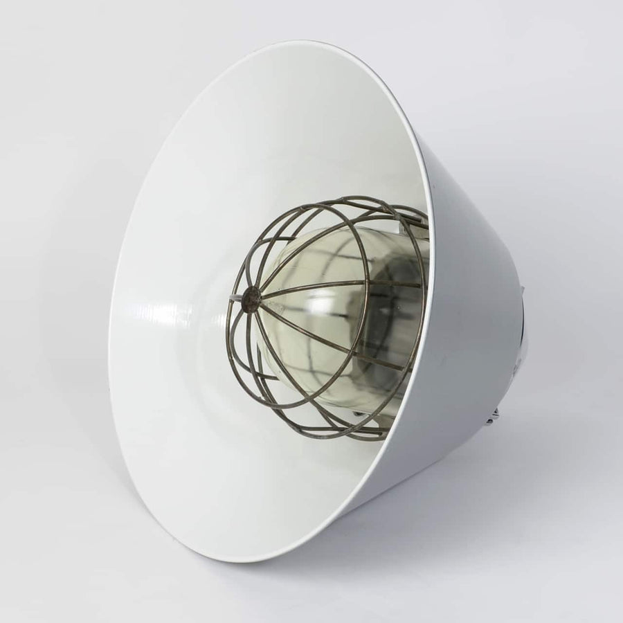 Conical Polish caged pendants